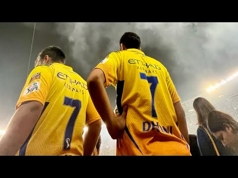 GT vs CSK | Mini Vlog | Yash Lalwani #minivlog #msdhoni #csk