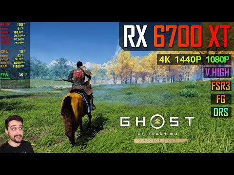 RX 6700 XT - Ghost of Tsushima