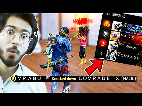 Trolling Top Global Season 2 HipHop Lobby🤣 Top 1 Free Fire Rank Push