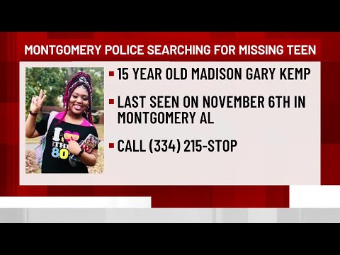 Police searching for Montgomery teenager