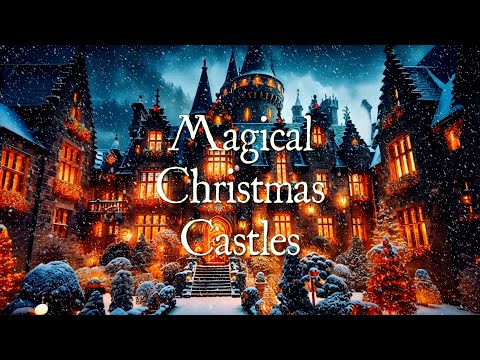 Magical Christmas Castles! | 8 hrs of Joyful Xmas Music and Stunning Landscapes!