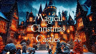 Magical Christmas Castles! | 8 hrs of Joyful Xmas Music and Stunning Landscapes!