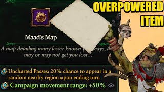 How Maad's Map ,The NEW OP Unique Item that Increases Campaign Movement +50% with 20% of Error Works