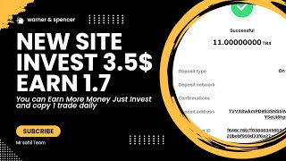 Earning Platform Review || how to Earn 3$ Daily in One click|| How to Withdraw USDT live ||