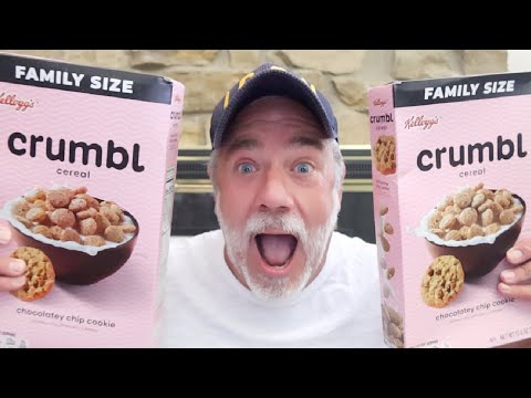 TRYING THE NEW CRUMBL COOKIE CEREAL!