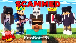 We Scammed Popular Youtuber In This Lifesteal SMP | Loyal SMP Ft @ProBoiz95