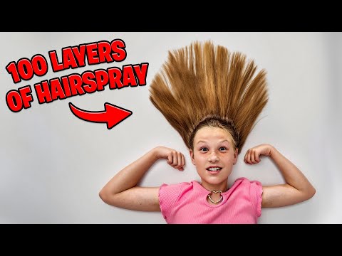 100 Layers of Hairspray!!!