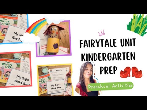 Homeschooling Preschoolers Fairytale Preschool Unit || The Wizard of OZ