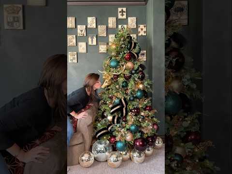 Decorate my bedroom Christmas tree with me ✨