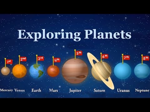 Planets In Our Solar System, Exploring Planets - Learning Videos For Kids