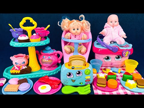 [77 minute video] BABY'S FAVORITE PICNIC PARTY TOY SET 🍰 Toy Unboxing ASMR