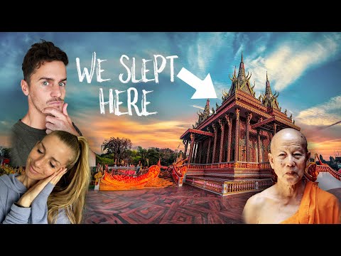 I asked a CAMBODIAN MONK to sleep in his TEMPLE