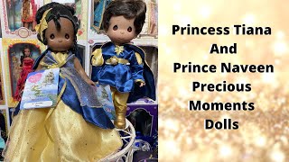 🪷Princess Tiana and Prince Naveen Precious Moments Walt Disney 50th Dolls Review!🪷