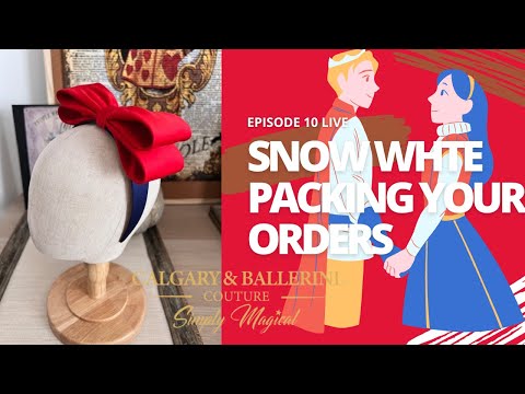 PACKING ORDERS - SNOW WHITE  Calgary and Ballerini is live!