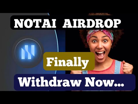 NOTAI Airdrop Withdraw ~ How to withdraw NOTAI Airdrop to Tonkeeper wallet | Ton Airdrop claim