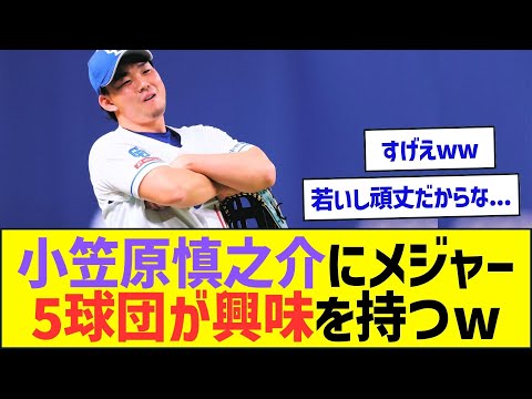 【朗報】小笠原慎之介にメジャー5球団が興味を持つww【プロ野球なんJ反応】