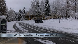 Today is the start of Winter Weather Awareness Week