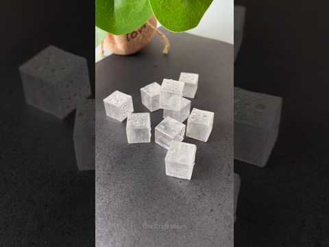 How to make fake icecubes with cello tape | ice kaise banate hain barf Kaise banata hai #shorts