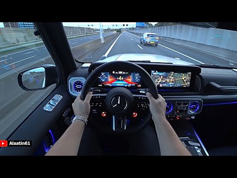 The New Mercedes G63 AMG Facelift 2025 Test Drive - Drag Race