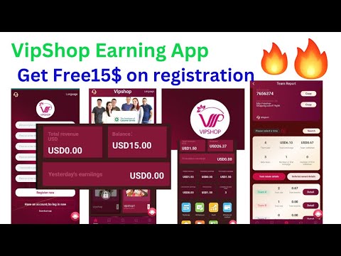 VIPSHOP MONEY EARNING APP: STEP BY STEP REGISTRATION, RECHARGE, BUY AND EARN DAILY INCOME. FREE 15$