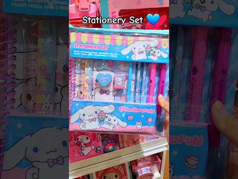 Come Cinnamoroll Stationery Shopping With Me 💙💎 #sanrio #schoolsupplies