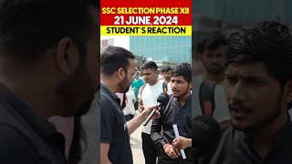 SSC Selection Post Phase XII Exam Review 2024 😍 #Shorts #SSCExam #SSC #PW