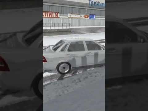 зима это не игрушки #crash #авария #вазкраштестсимулятор2