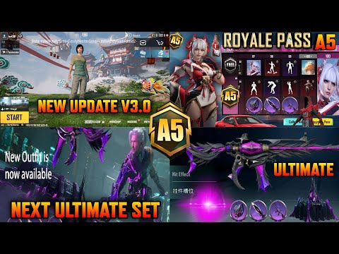 A5 Royale Pass 1 to 100rp Rewards | A5 Pan Upgrade Skin | Next Ultimate Upgrade | Cycle 6 | V3.0.0