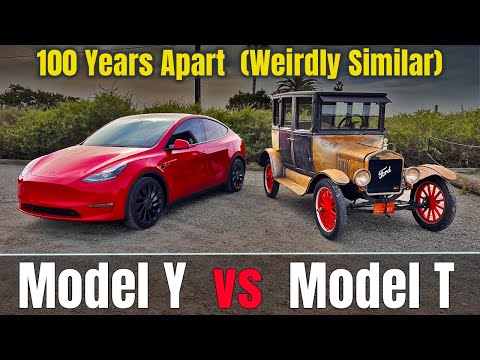 1923 Ford vs 2023 Tesla