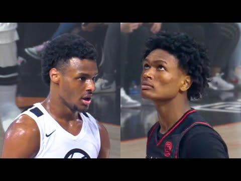 When Bronny James CHALLENGED Amen Thompson (#4 NBA Draft Pick)