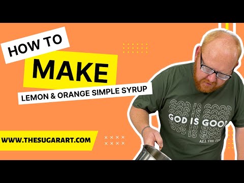 A simple syrup for cakes!