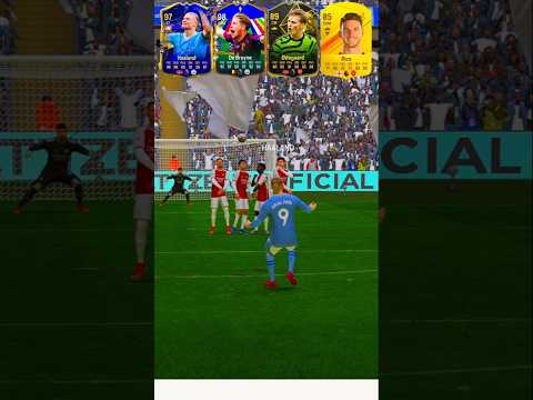 Man City VS Arsenal Free kick Challenge in FC 24 #shorts #football #fc24