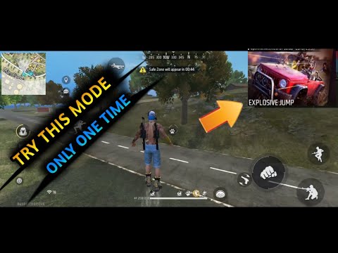 FREE FIRE MAX /EXPLOSIVE JUMP/TRY THIS MODE..