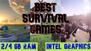 BEST SURVIVAL GAMES FOR LOW END PC (In 30 seconds) (2GB/4GB RAM, Intel Graphics)