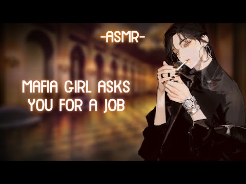 [ASMR] [ROLEPLAY] ♦mafia girl asks you for a job♦ (binaural/softdom/F4A)