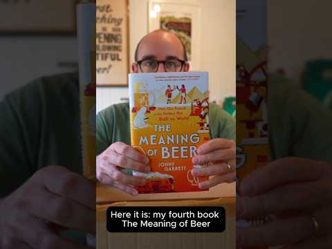 Unboxing my new book THE MEANING OF BEER #beer #books