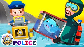 ChuChu TV police saving the dolphins - underwater episode - Fun Stories for Children