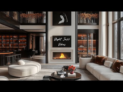 Relaxing Haven in Luxury Apartment for Calm and Focus ❄️ Soothing Piano Jazz Music for Comfortable