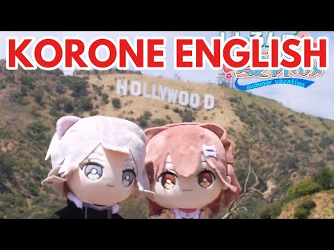 Korone English with Botan in USA