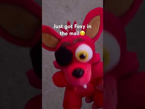 Just got the funko foxy plushie. #fivenightsatfreddys #fnafplushies #fnafmerchandise #fnaf1 #fnaf