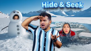 Extreme Hide and Seek in Snow Park