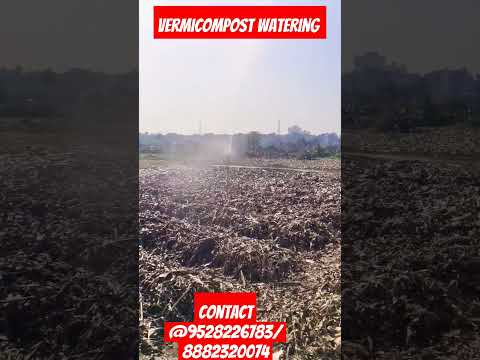 Vermicompost watering #organic #organicfarming #organicfarming  #aatmanirbharbharat #winterspecial