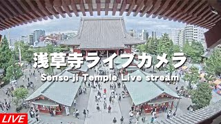 浅草寺の境内（本堂側）Precincts of Sensoji Temple (to Main Hall)