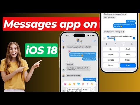 iOS 18 New Features - Messages App on iOS 18 | Everything New in iOS 18 Messages App