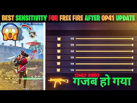 Best Headshot Sensitivity For Free Fire After OP41 UPDATE 😱