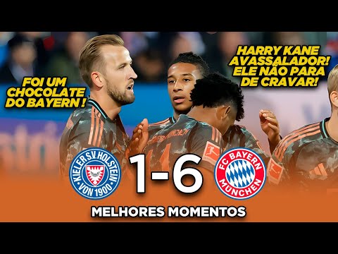 HARRY KANE PASSOU O TRATOR | Holstein Kiel 1x6 Bayern de Munique | Melhores Momentos 2024