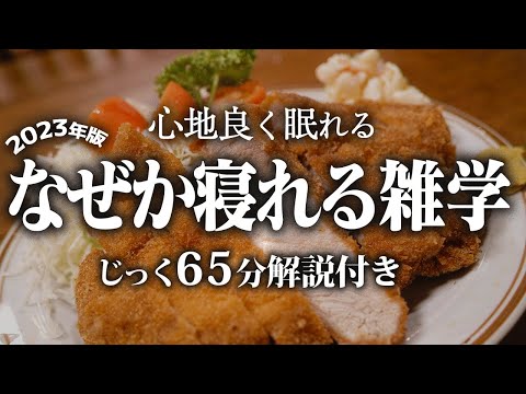 【睡眠導入】なぜか寝れる雑学【リラックス】いつもより深い睡眠を♪