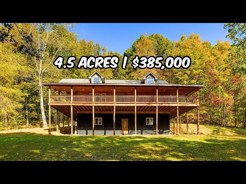 Cabin For Sale | 4.5 Acres | $385,000 | 313 Black Hollow Rd, Rockwood, TN 37854