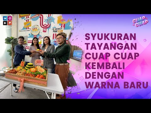 RUBEN ONSU SYUKURAN TAYANGAN CUAP CUAP KEMBALI TAYANG SECARA LIVE - CUAP CUAP