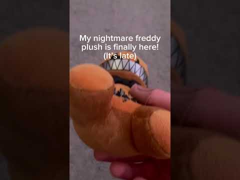 My nightmare freddy plush is finally here! I also ordered nightmare foxy. #fivenightsatfreddys #fnaf